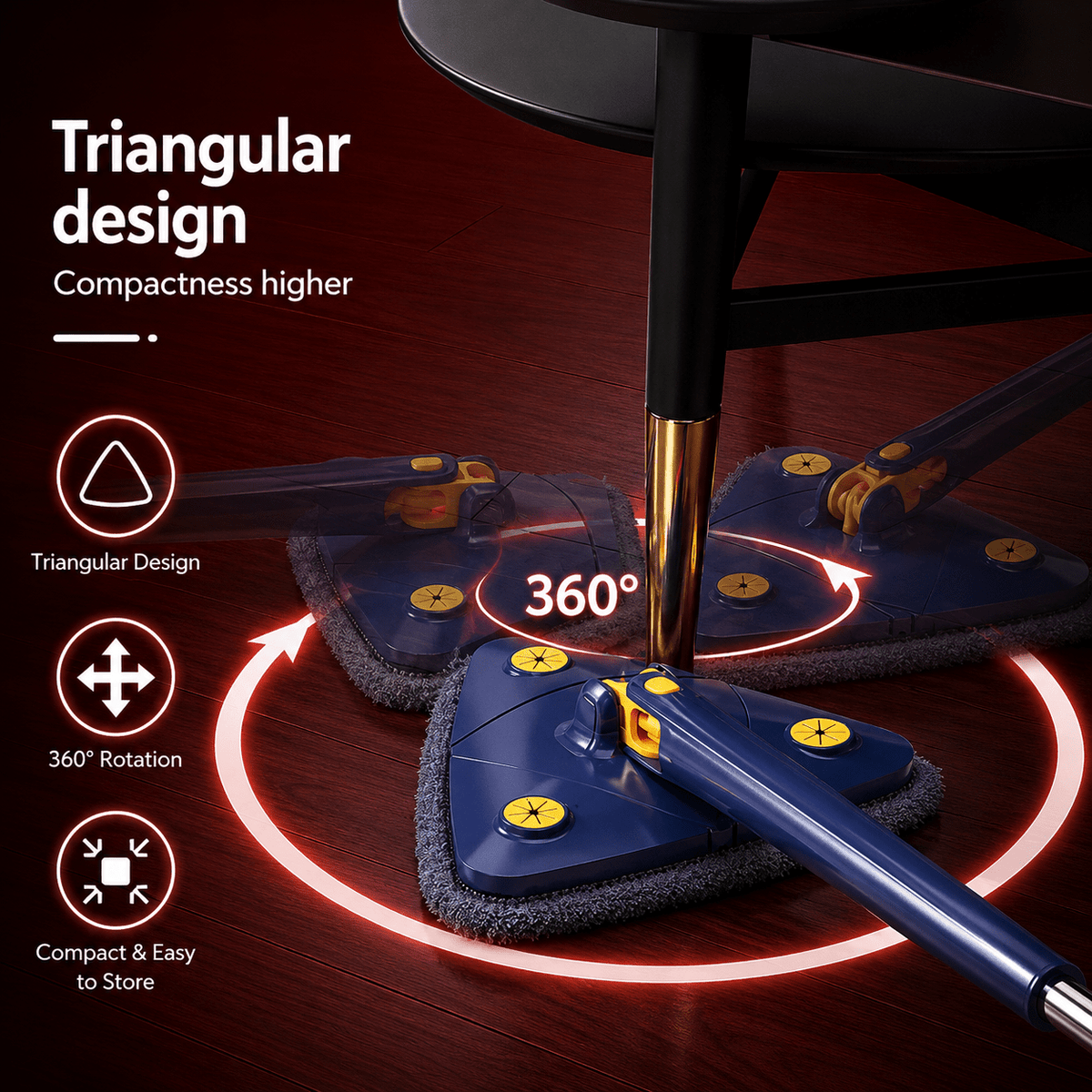 360° Rotating Adjustable Mop - HABIBI NEST
