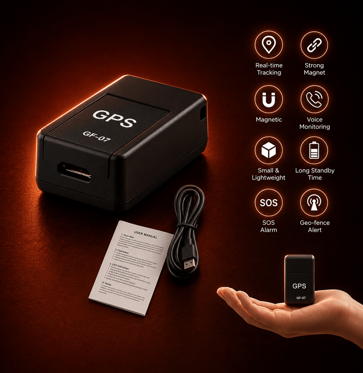 Mini GPS Tracker - HABIBI NEST